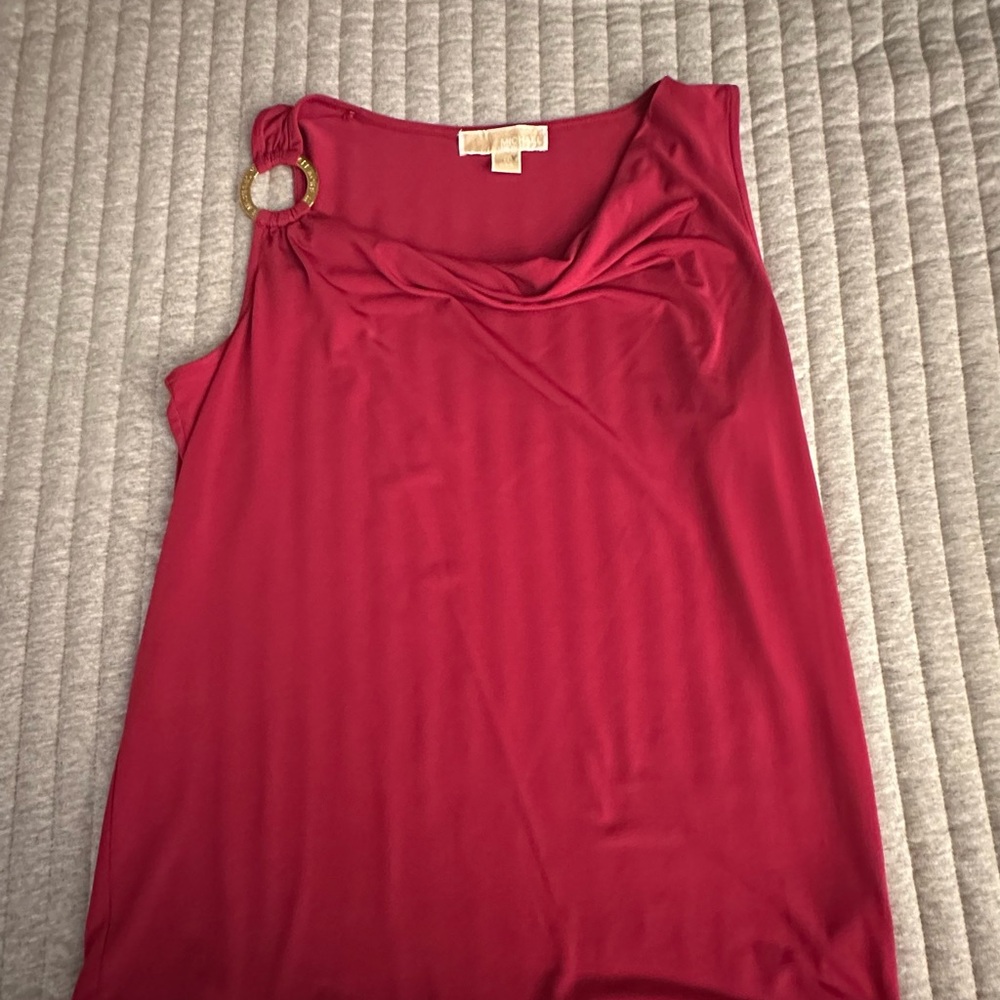 Michael Kors pink Tank Top with Ring Detail